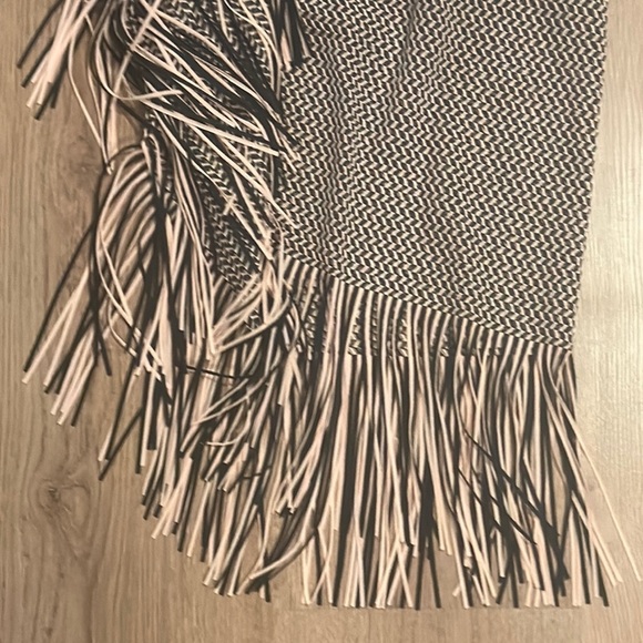 Black and White Fringe Zara Skirt - Picture 2 of 5